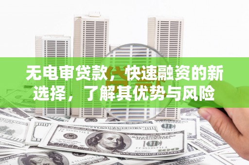 麒麟无电审贷款，快速融资的新选择，了解其优势与风险