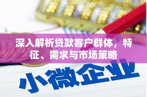 麒麟深入解析贷款客户群体，特征、需求与市场策略