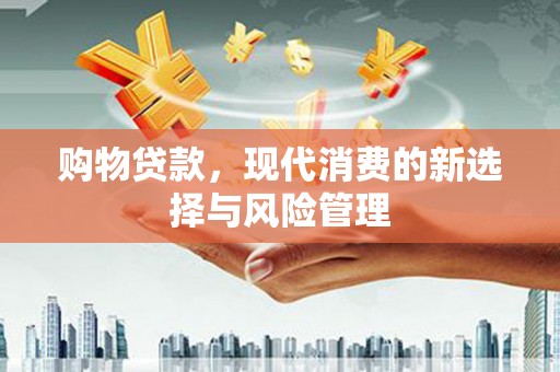 麒麟购物贷款，现代消费的新选择与风险管理