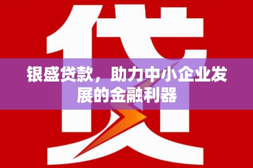 麒麟银盛贷款，助力中小企业发展的金融利器