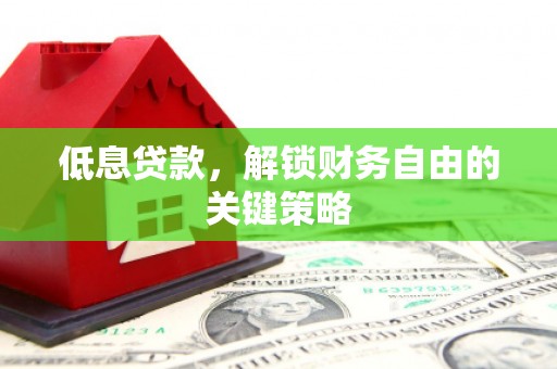麒麟低息贷款，解锁财务自由的关键策略