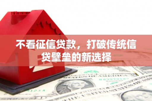 麒麟不看征信贷款，打破传统信贷壁垒的新选择