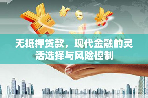 麒麟无抵押贷款，现代金融的灵活选择与风险控制