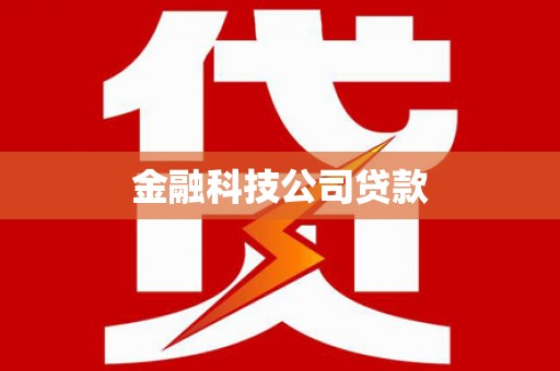 麒麟金融科技公司贷款