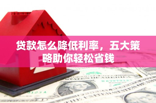 麒麟贷款怎么降低利率，五大策略助你轻松省钱