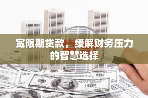 麒麟宽限期贷款，缓解财务压力的智慧选择