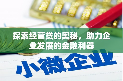 麒麟探索经营贷的奥秘，助力企业发展的金融利器