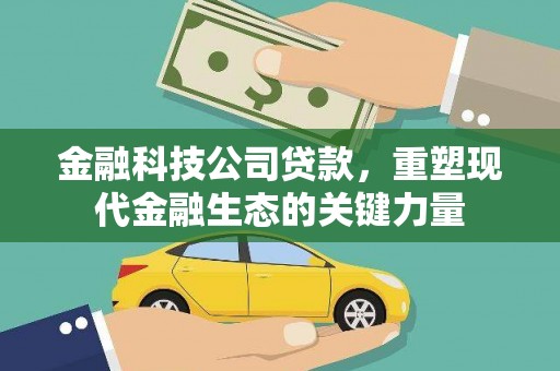 麒麟金融科技公司贷款，重塑现代金融生态的关键力量