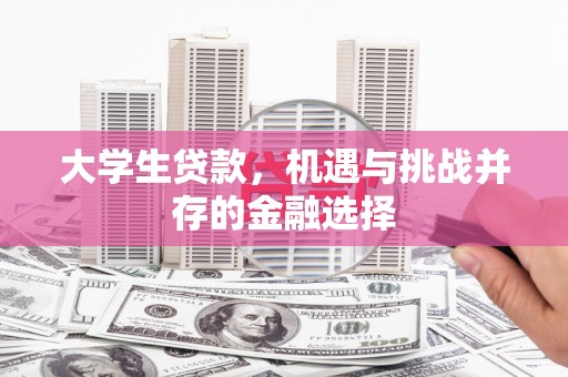 麒麟大学生贷款，机遇与挑战并存的金融选择