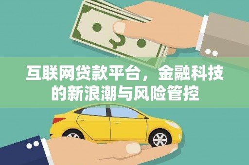 麒麟互联网贷款平台，金融科技的新浪潮与风险管控