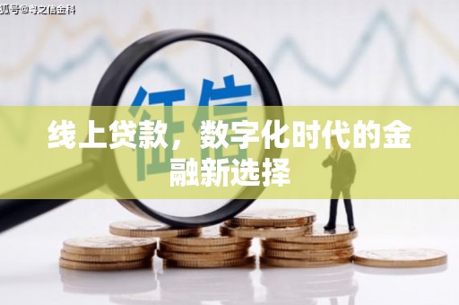 麒麟线上贷款，数字化时代的金融新选择