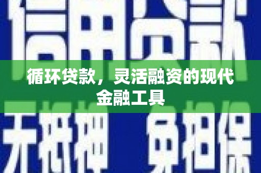 麒麟循环贷款，灵活融资的现代金融工具